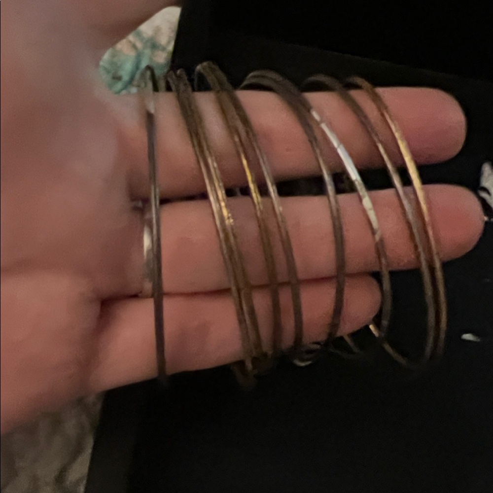 Alex and Ani Gold and Silver Bracelet Set